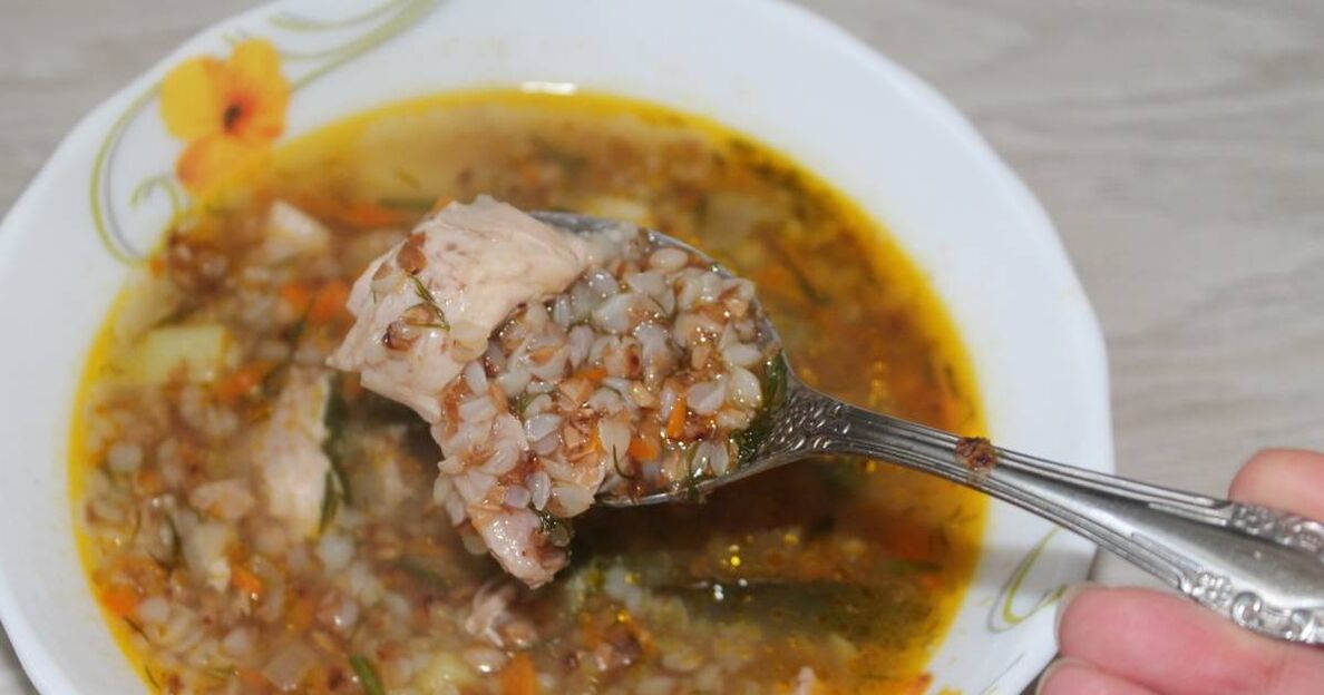 салмақ жоғалтуға арналған қарақұмық сорпасы